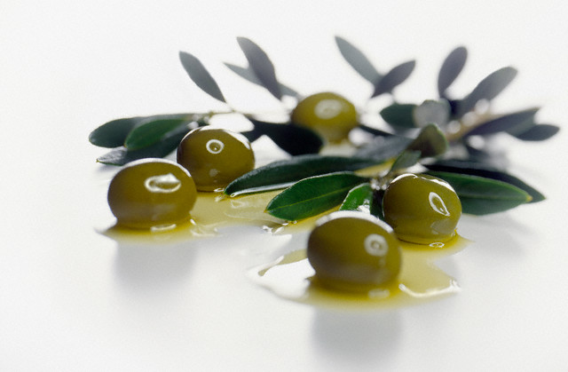 Green Olives With Branch