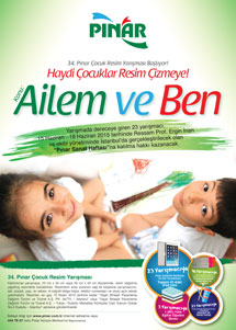 Pınar resim yarışması afişi